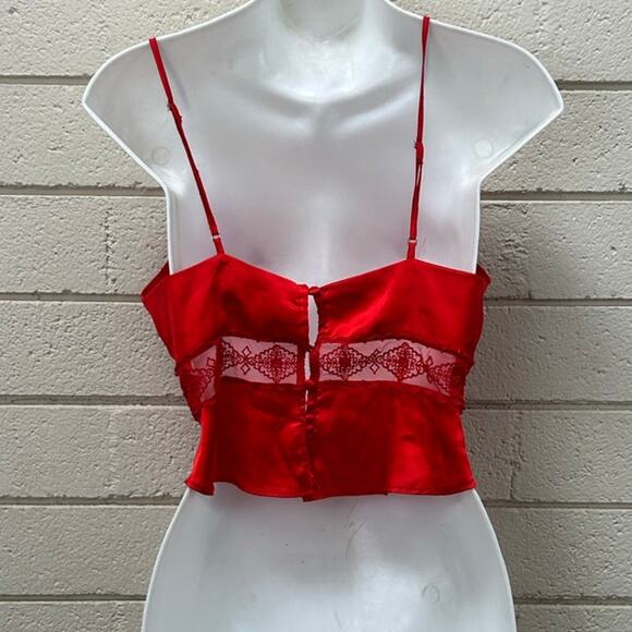 Free People Intimately Red Stella Swing Cami size XS - Picture 4 of 8
